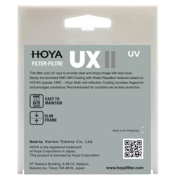 Hoya UX II UV 58mm filter