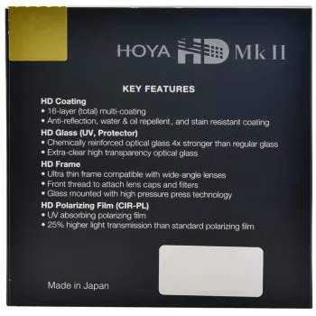 Hoya HD MkII UV 62mm filter