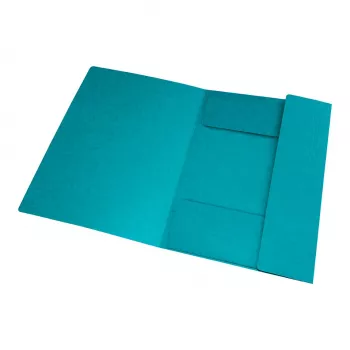 Oxford TOP FILE+ mapa za dokumente z vogalno elastiko A4 3 zavihki aqua 400116326