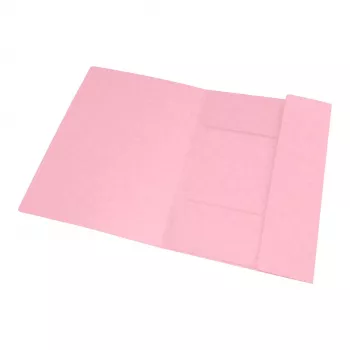 Oxford TOP FILE+ mapa z elastiko A4 3 zavihki pastelno roza 400116353