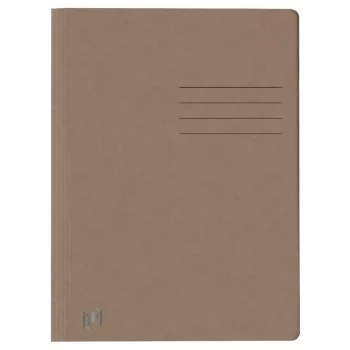 Hamelin mapa s sponko A4 rjava karton 390 g/m² kovinska sponka TOP