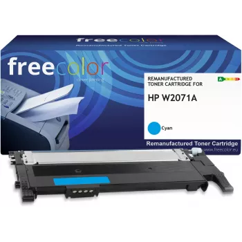Freecolor združljiva kartuša s tonerjem HP W2071A cyan s čipom 1000 strani