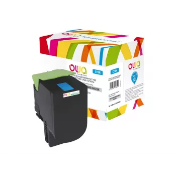 Armor OWA cyan obnovljena kartuša s tonerjem (alternativa Lexmark 80C2SC0)