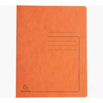 Exacompta hitri registrator A4 oranžen Colorspan karton 355 g/m² prilagodljivi kovinski roglji