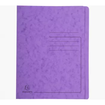 Exacompta Colorspan mapa z vezico A4 vijolična 355 g/m² prilagodljiv karton