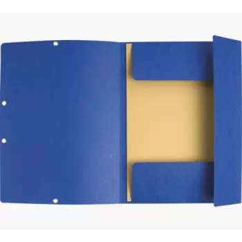 Exacompta Colorspan mapa z elastiko A4 modra 355 g/m² 3 zavihki z elastiko