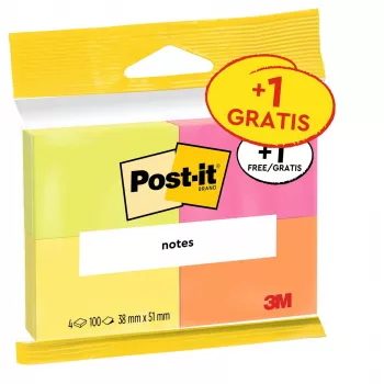 3M Post-it Notes 5,1 x 3,8 cm 4 bloki kanarsko rumena