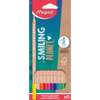 MAPED 12 barvic, pisane barve