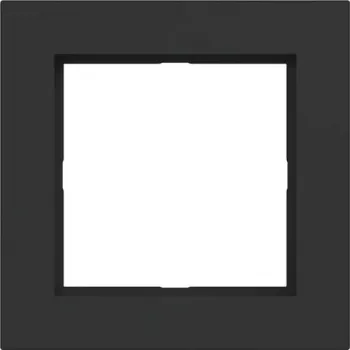 HAGER WAD6100BM okvir za 1 element A.1 nočno črna mat