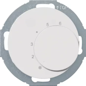 Hager WLN5026WG temperaturni regulator s preklopnikom in serijo R.classic polarna bela