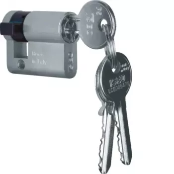 Hager WDA7172 profilni polcilinder dodatna oprema, 30/10 mm, nikljevana medenina, 2 ključa