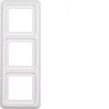 Hager WWD1300PW 3-delni podometni okvir s tesnilom IP44 polarna bela sijaj
