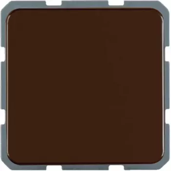 Hager WWS1111BR vtičnica SCHUKO s poklopcem, nadometna, IP44, rjava