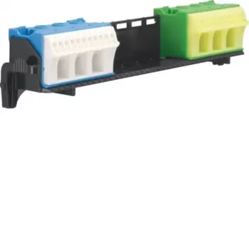 HAGER nosilec sponk z 2x14 PE/N sponkami QuickConnect FZ381