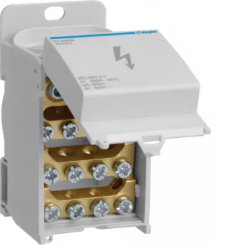 Hager razdelilni blok 250A 1-polno KJ02AN 1x35-120/1x1.5-50/4x1.5-16/8x2.5