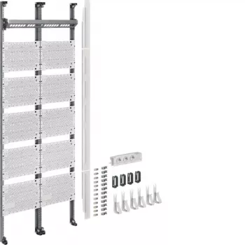 Hager UF521NW universZ komplet multimedijsko polje 2-polje 1350mm z 12x RJ45 patch moduli