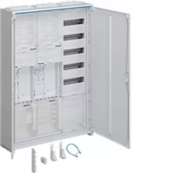 Hager ZB33ET225W1 univerzalna omara 800x205x1100 mm nadometna IP44 prometno bela RAL 9010 3 polja