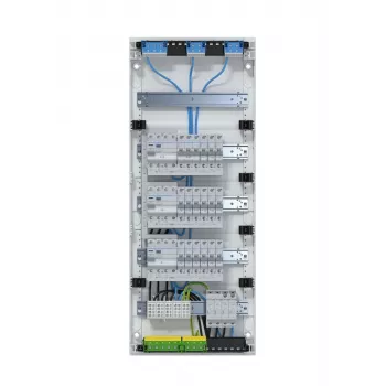 Hager VA60BV1 Volta APV nadometna razdelilna omarica 5x12 PLE 3 tokokrogi z RCD 60 modulov IP30 bela