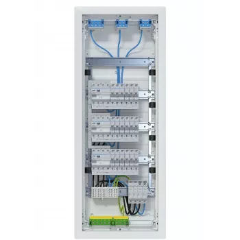 Hager Volta VU60BV1 vgradna razdelilna omarica 5x12PLE 3x tokokrogi z RCD 60 modulov IP31 bela