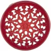 Staub podstavek okrogel 23 cm češnjevo rdeč
