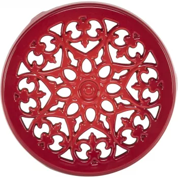 Staub podstavek okrogel 23 cm češnjevo rdeč