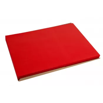 PROnappe enkratni podstavek 400 x 300 mm rdeč reliefni rahlo satiniran papir 52 g/m²