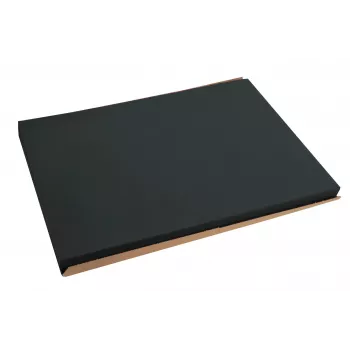PROnappe enkratni podstavek 400 x 300 mm črn, reliefni, rahlo satiniran papir