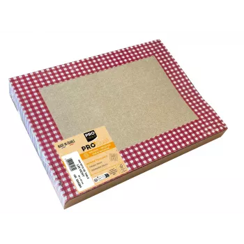 PROnappe 400 podstavkov Leinen Vichy večbarven 30,0 x 40,0 cm