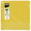 PROnappe papirnati prtički rumeni 2-slojni 19,0 x 19,0 cm 40 kosov