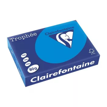 Clairefontaine Trophee Intensiv kopirni papir A4 80g 500 listov karibsko modra