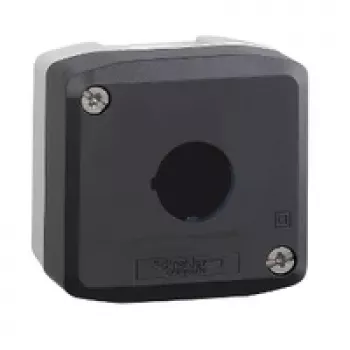 Schneider Electric Harmony XALD01 prazno ohišje za upravljalno postajo, siva, polikarbonat, IP69K