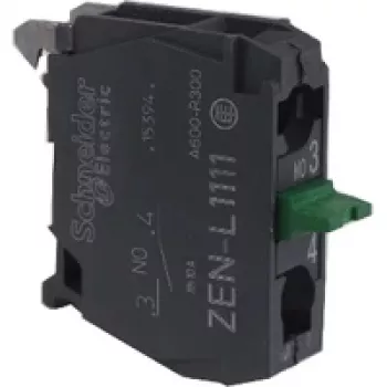 Schneider Electric ZENL1111 Harmony XALD/XALK ohišje za upravljalne naprave, 1 izrez, polikarbonat, svetlo siva/rumena, IP66/IP67/IP69/IP69K