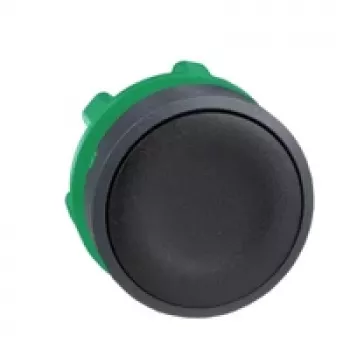 Schneider Electric ZB5AA2 ploska glava tipke, črna, 22 mm, Harmony XB5