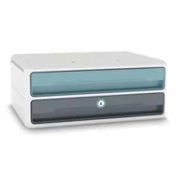 CEP Office Solution MoovUp predalnik s ključavnico mint sivo DIN A4 ležeče 2