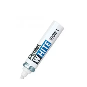 Pentel beli marker – srebrn