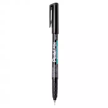 Pentel NMF50 trajni marker, superfina konica 0,3mm, črna, paket 12