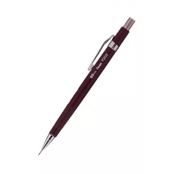 Pentel Sharp 200 mehanski svinčnik 0,3 mm HB rjav srebrn