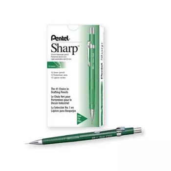 Pentel P205-D mehanski svinčnik - zelen - 0,5 mm - 12 kosov