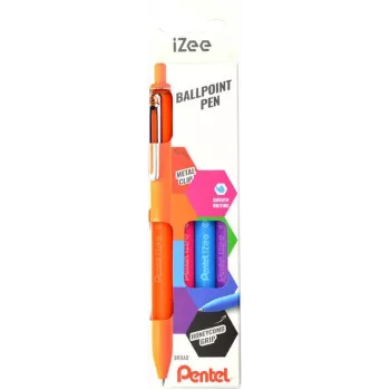 Pentel iZee BX470 kemični svinčnik 4 kosi, mešane barve črnila črna modra rdeča zelena 1,0 mm