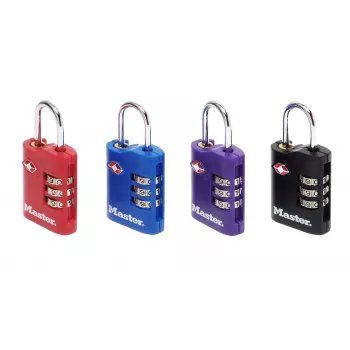 Master Lock 2 kosa TSA kombinacijska obešanka različne barve