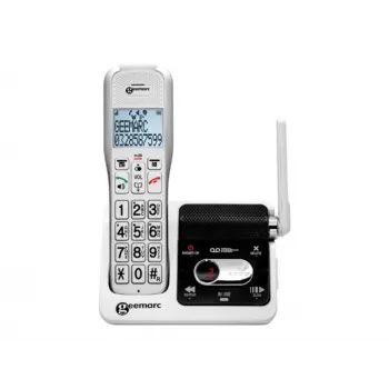 Geemarc AmpliDECT 595 ULE brezžični telefon z odzivnikom, bel
