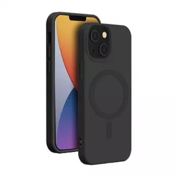 Bigben Interactive mehki ovitek z MagSafe za Apple iPhone 14, črn