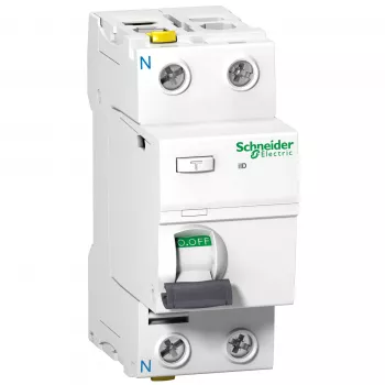 Schneider Electric A9Z21240 Acti9 iID zaščitno stikalo na diferenčni tok (RCCB) 2P 40 A 30mA tip A 220-240V AC IP20 bel
