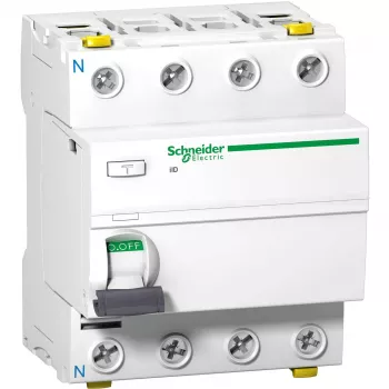 APC Schneider Electric A9Z21463 zaščitno stikalo na diferenčni tok RCCB tip A 4P 63A 30mA 380-415V AC IP20