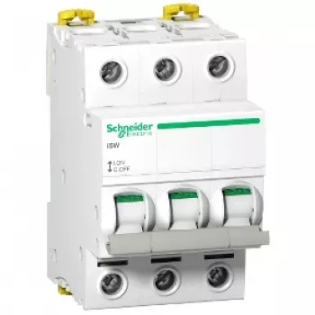 Schneider Electric Acti9 iSW A9S65363 3-polno ločilno stikalo 63A 400V AC bela