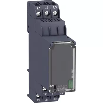 APC Schneider Electric RM22TG20 - rele za nadzor faz, 3-fazni, 208-480 V AC, 2 preklopna kontakta, 8 A, DIN letev