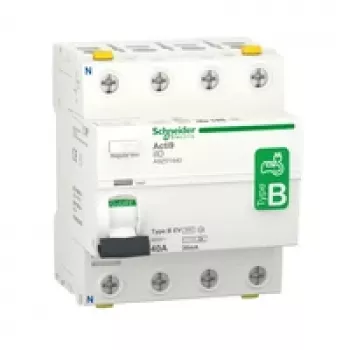 Schneider Electric A9Z51440 zaščitna naprava na diferenčni tok 4P 40A tip B-EV za polnilnice električnih vozil