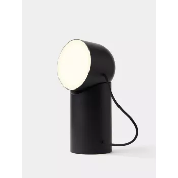 Lexon Orbe prenosna LED svetilka črna LH88N