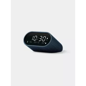 Lexon Ray Clock digitalna budilka s senzorjem temperature in vlage, oceansko modra LR155OB3