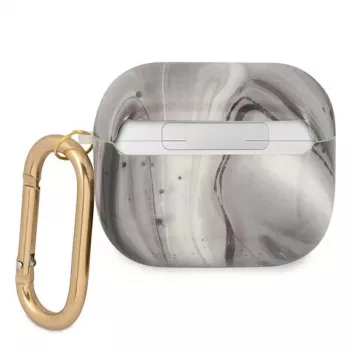 Guess GUA3UNMK ovitek za AirPods 3 črn Marble Collection